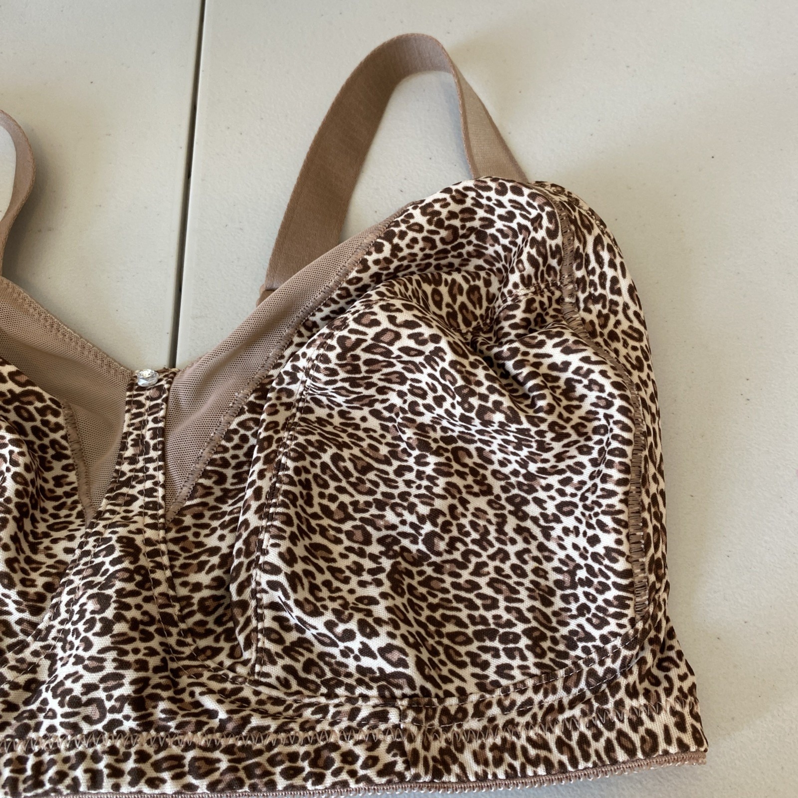 Just My Size Leopard Print Plus Size Bra Size 40dd Euc — image 2 of 8